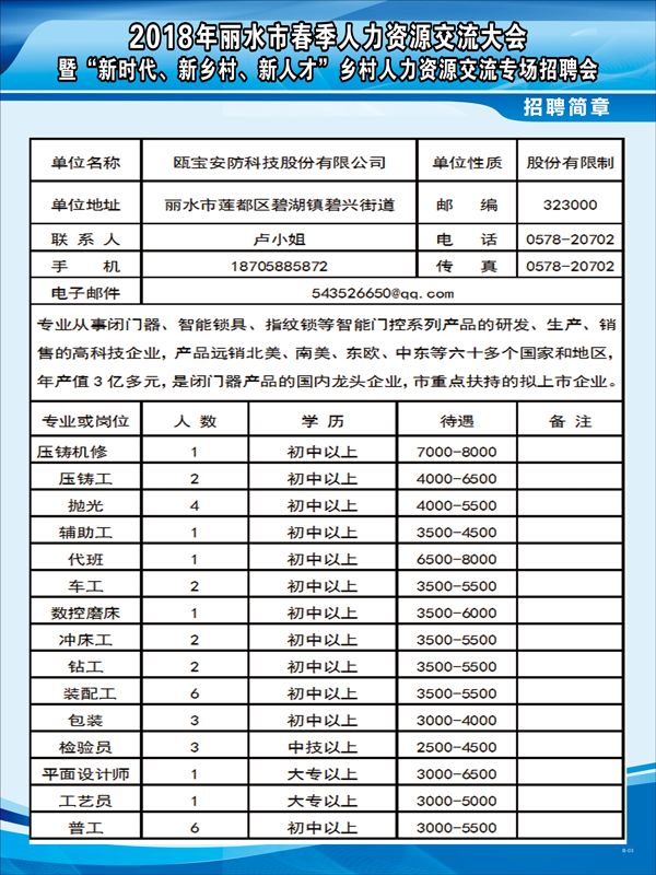 诸暨最新招工